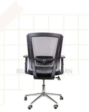 Mid-Back Executive Office Chair | Chrome Base, Modern Look