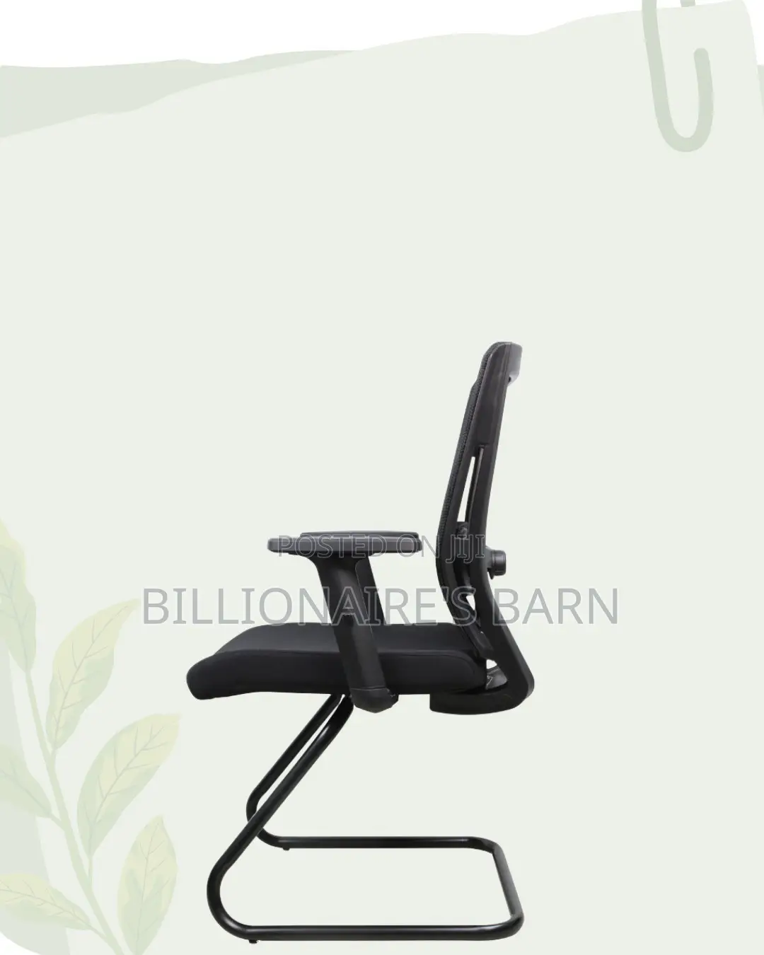 Classic Waiting Area Visitor Seat | Neat Finish, Comfortable Padding