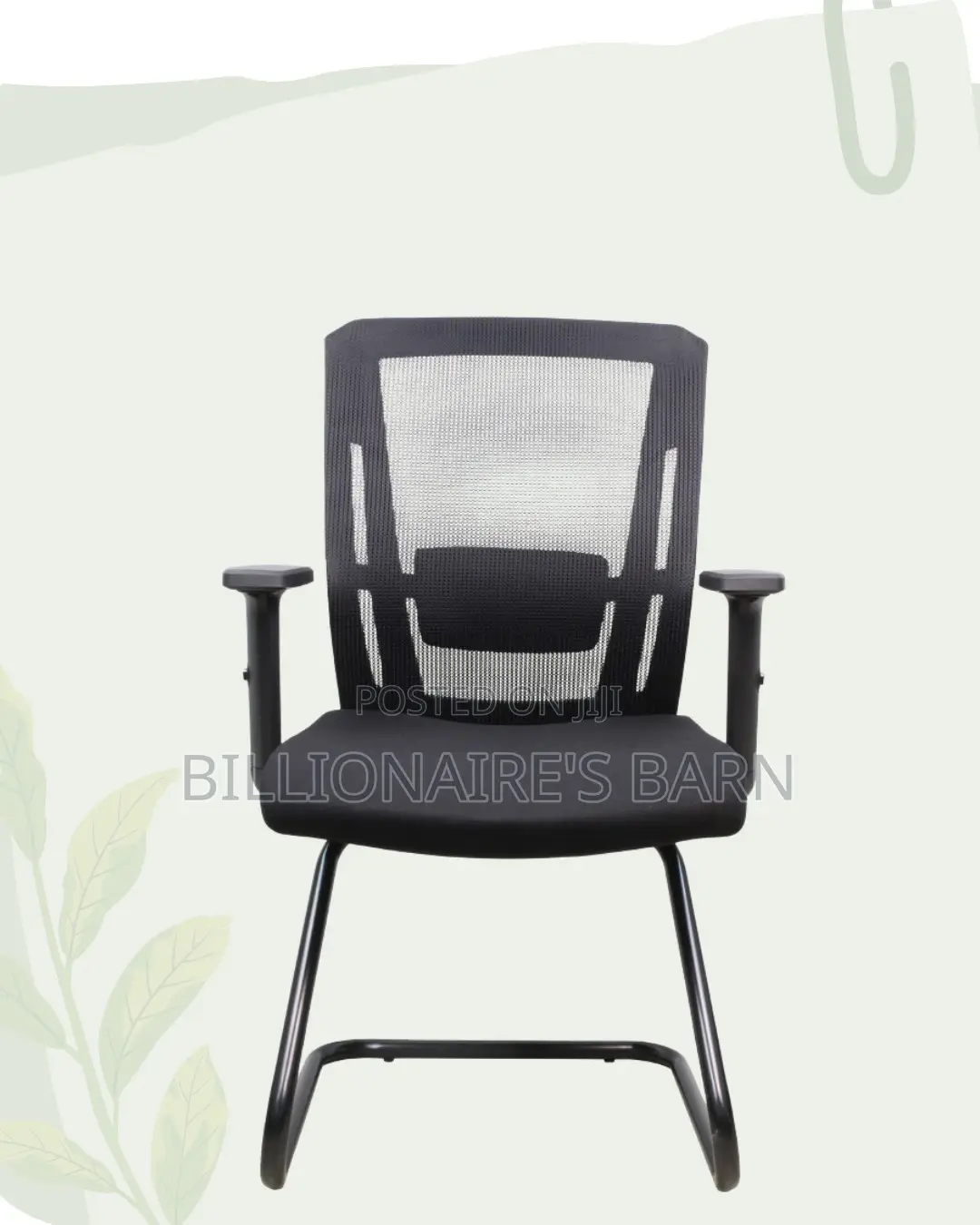Classic Waiting Area Visitor Seat | Neat Finish, Comfortable Padding