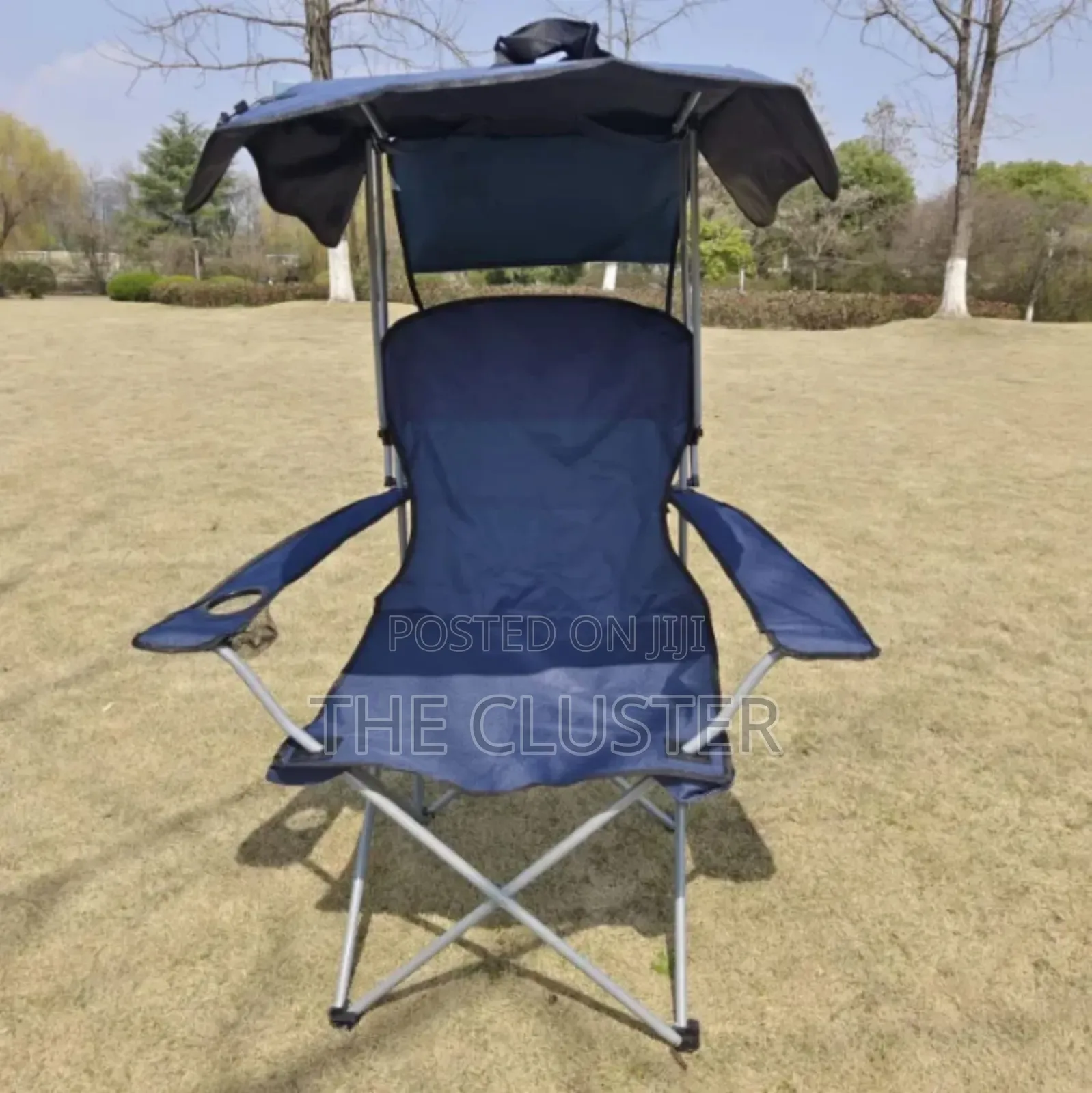 Foldable Camping Chair With Sun Canopy – Stay Cool Anywhere