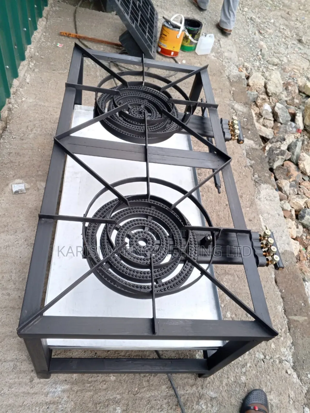 4 Ring Mild Steel 2 Burner