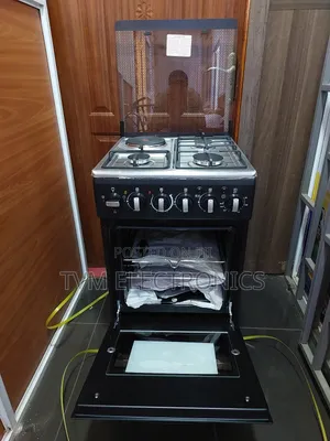 Globalstar Black 50*55 Jet 3+1 Standing Cooker With Electric Oven