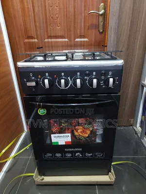Globalstar Black 50*55 Jet 3+1 Standing Cooker With Electric Oven