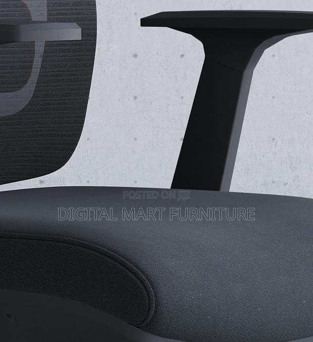 Black Chair With Leather Headrest - thumbnail 12