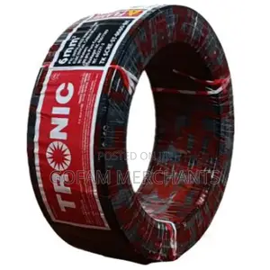 Tronic Single Core Cable 6.0mm - Black