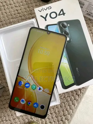 New Vivo Y04 128 GB Gray