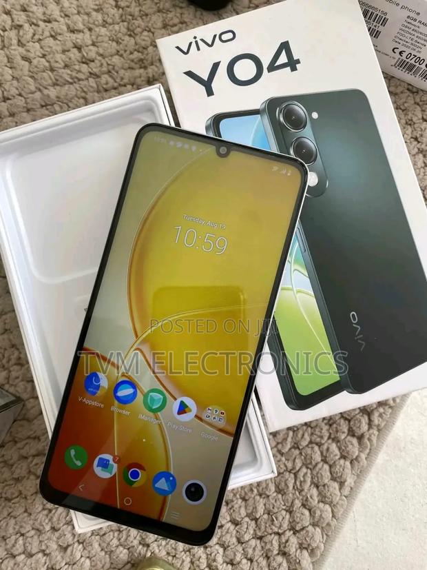 New Vivo Y04 128 GB Gray - thumbnail 2