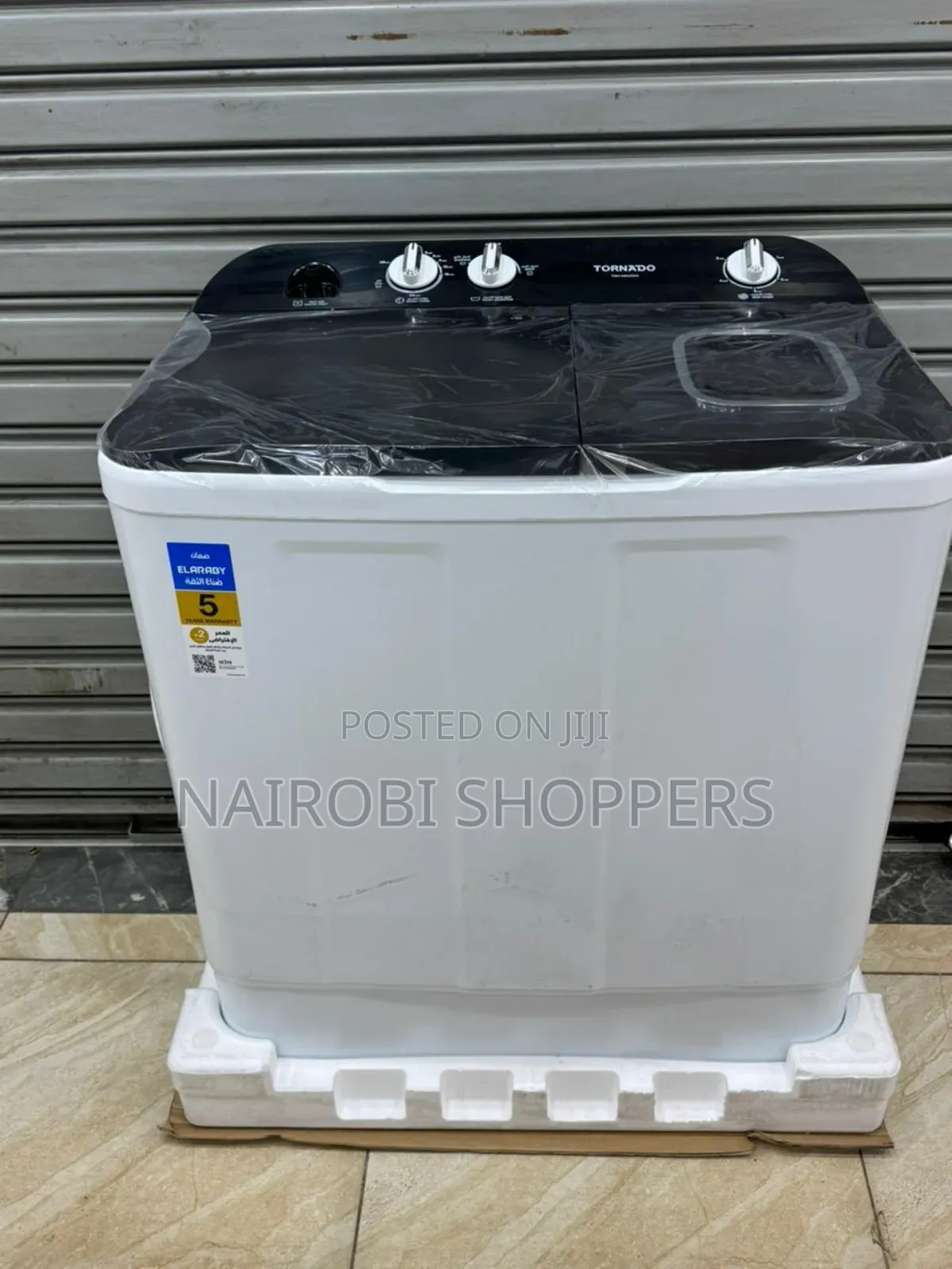 Twin Tub 12 KGS Washing Machine Tornado