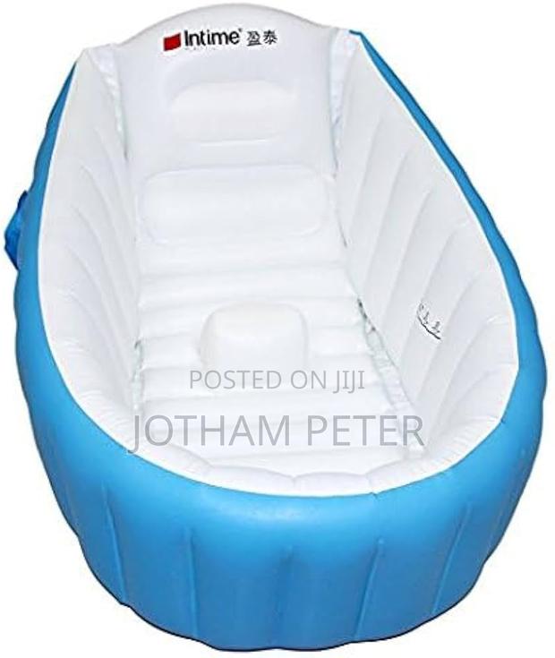 Inflatable Bathtub PVC Thick Portable Bathing Tub - thumbnail 3