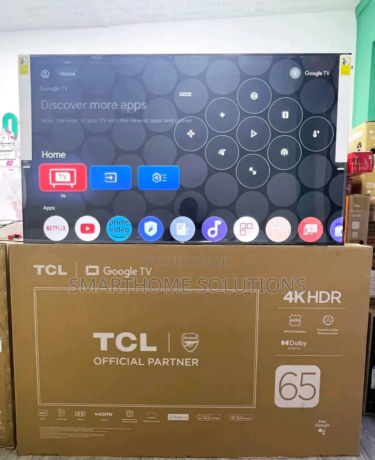Tcl 65v6c 65 Inch Direct Led Hdr Smart Tv