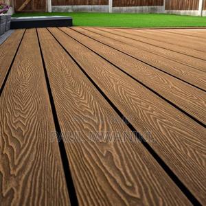 Wood-plastic Composite Flooring. Wpc Decking - main view
