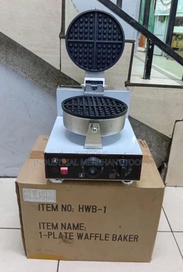 Commercial Single Waffle Baker Machine - main view