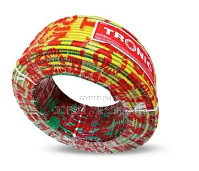 Tronic Single Core Cable Insulated Yellow-Green/Red/Black 16mm Meters
