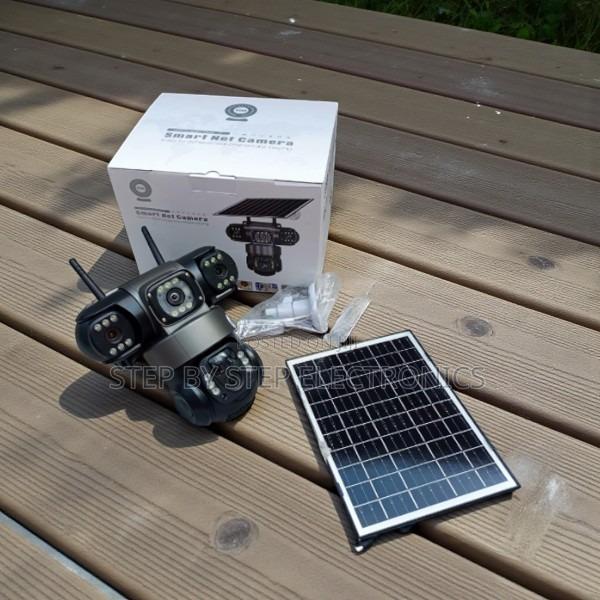 V380 Pro 12mp 4g Solar Triple Lens PTZ Camera With Pir Detection