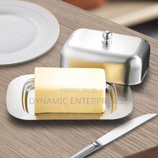 Stainless Steel Butter Dish With a Lid