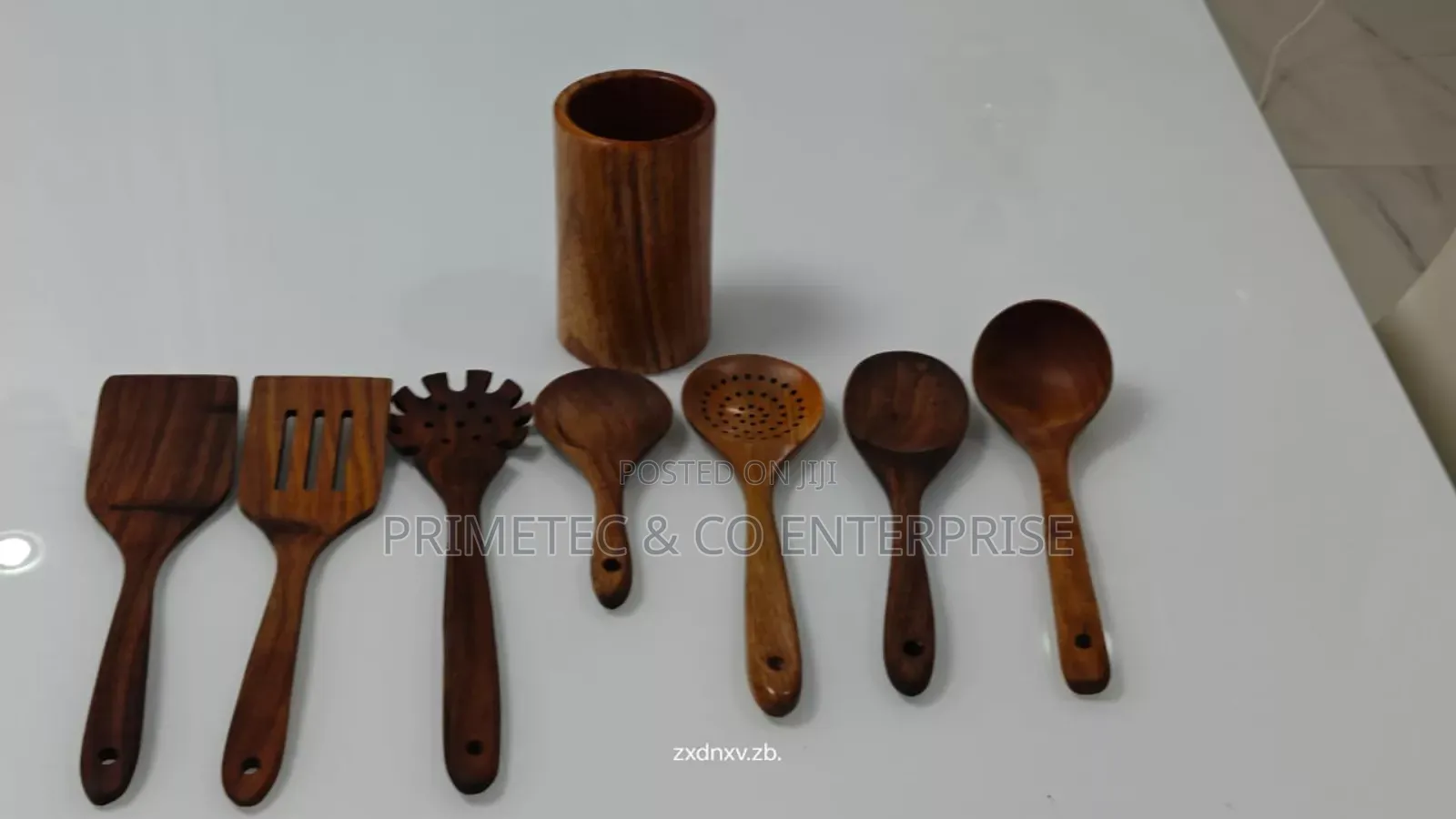 8pcs Wooden Cooking Cultery Set
