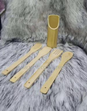 5pcs Wooden Cooking Cultery Set - thumbnail 2