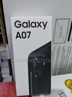 New Samsung Galaxy A07 4G 128 GB Black