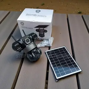 12mp V380pro 4g Triple Lens Solar PTZ Camera Live View Video Streaming