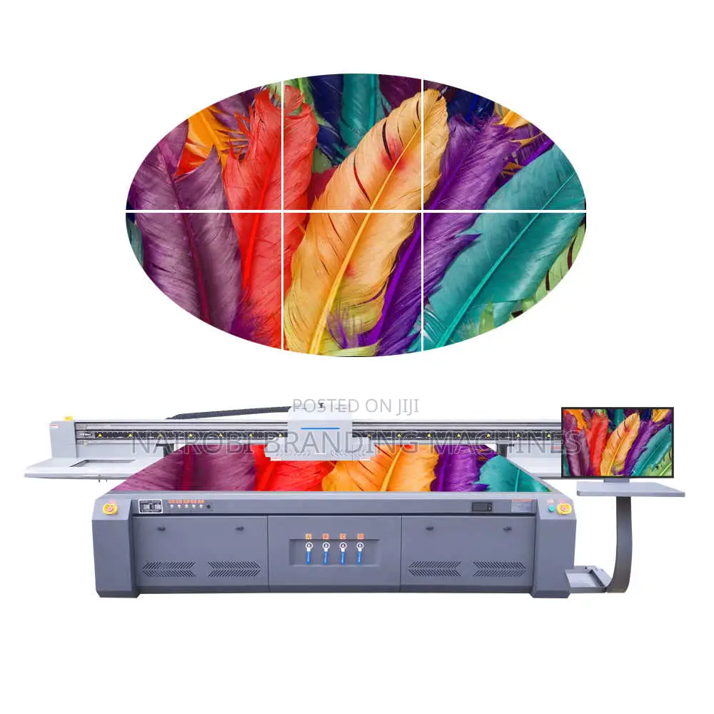 8 Heads 250cmx130cm Uv Flatbed Printer Ricoh (G6)