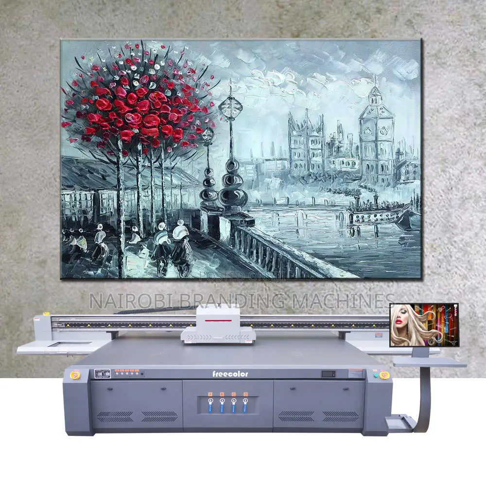 8 Heads 250cmx130cm Uv Flatbed Printer Ricoh (G6)