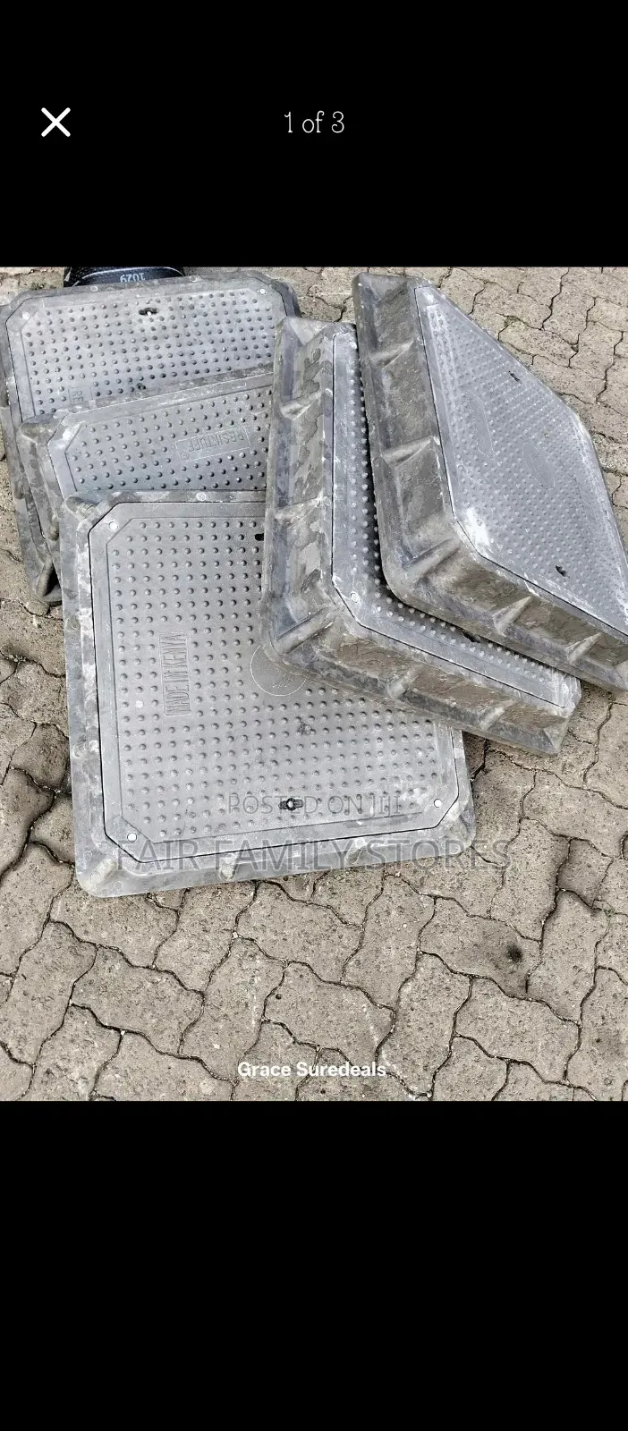Reinforced Manhole Cover 600mm by 600mm