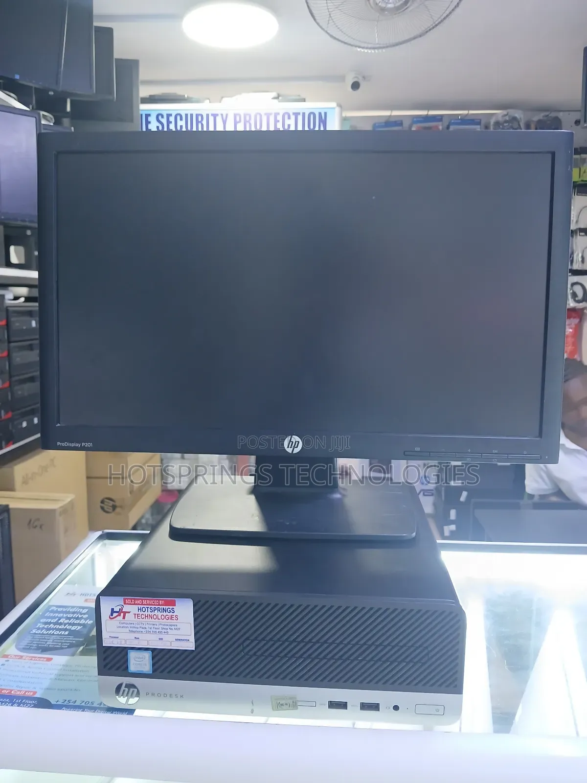 Desktop Computer HP ProDesk 400 G5 8GB Intel Core i3 SSD 256GB
