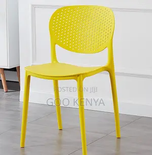 Home Chair; Stackable Lightweight and Weather-Resistant Plastic Chair