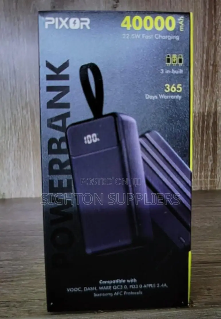 Pixor Power Bank 22.5w 40000mah