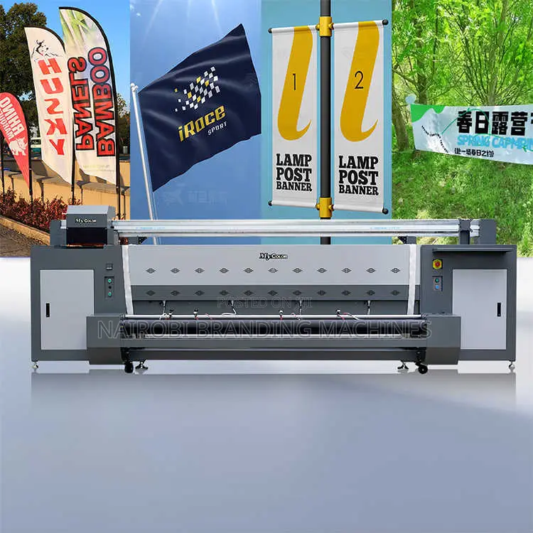 2m Flag Sublimation Printer With 4pcs I3200 A1 Print Heads