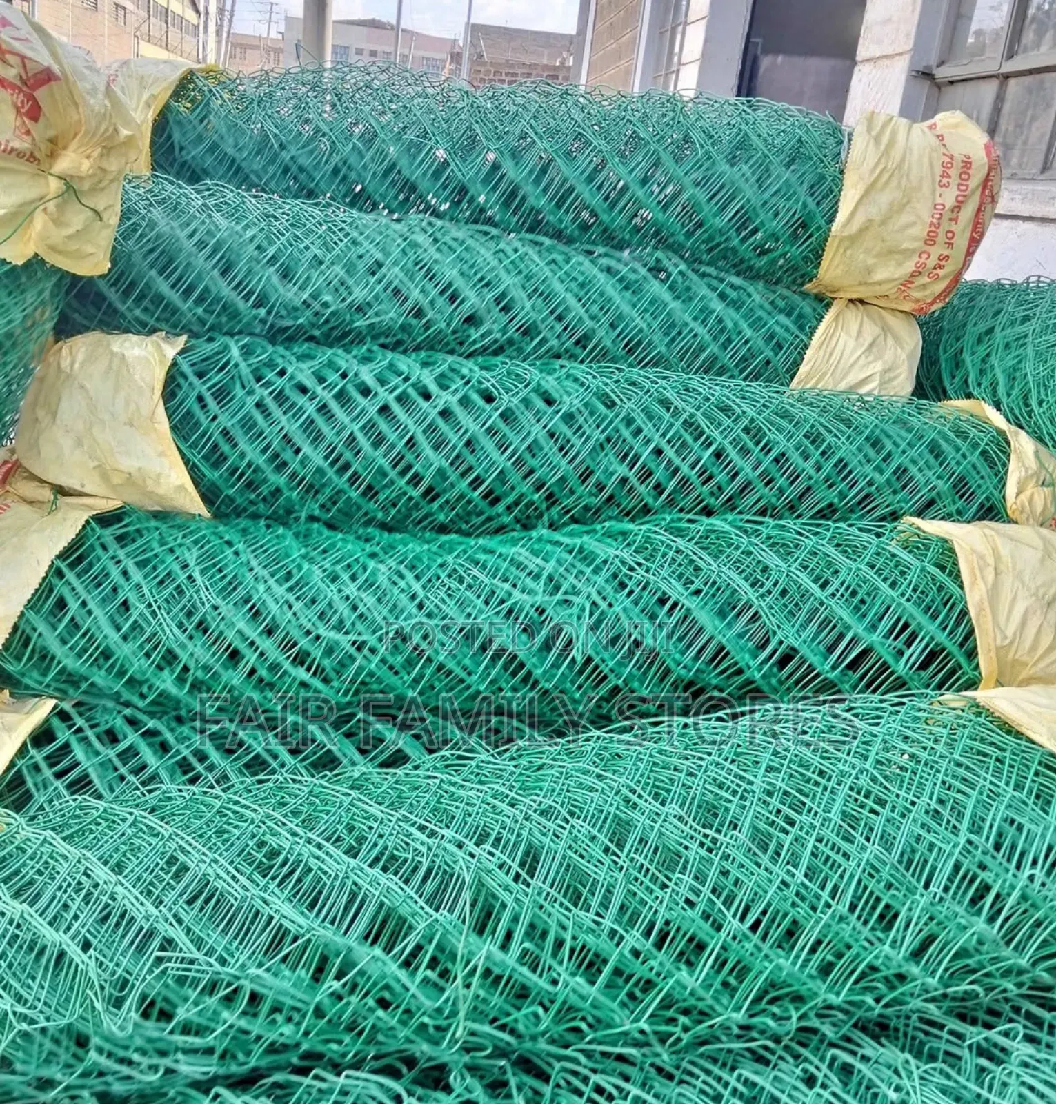 PVC Coated Chain Link 6ft by 18 Meters