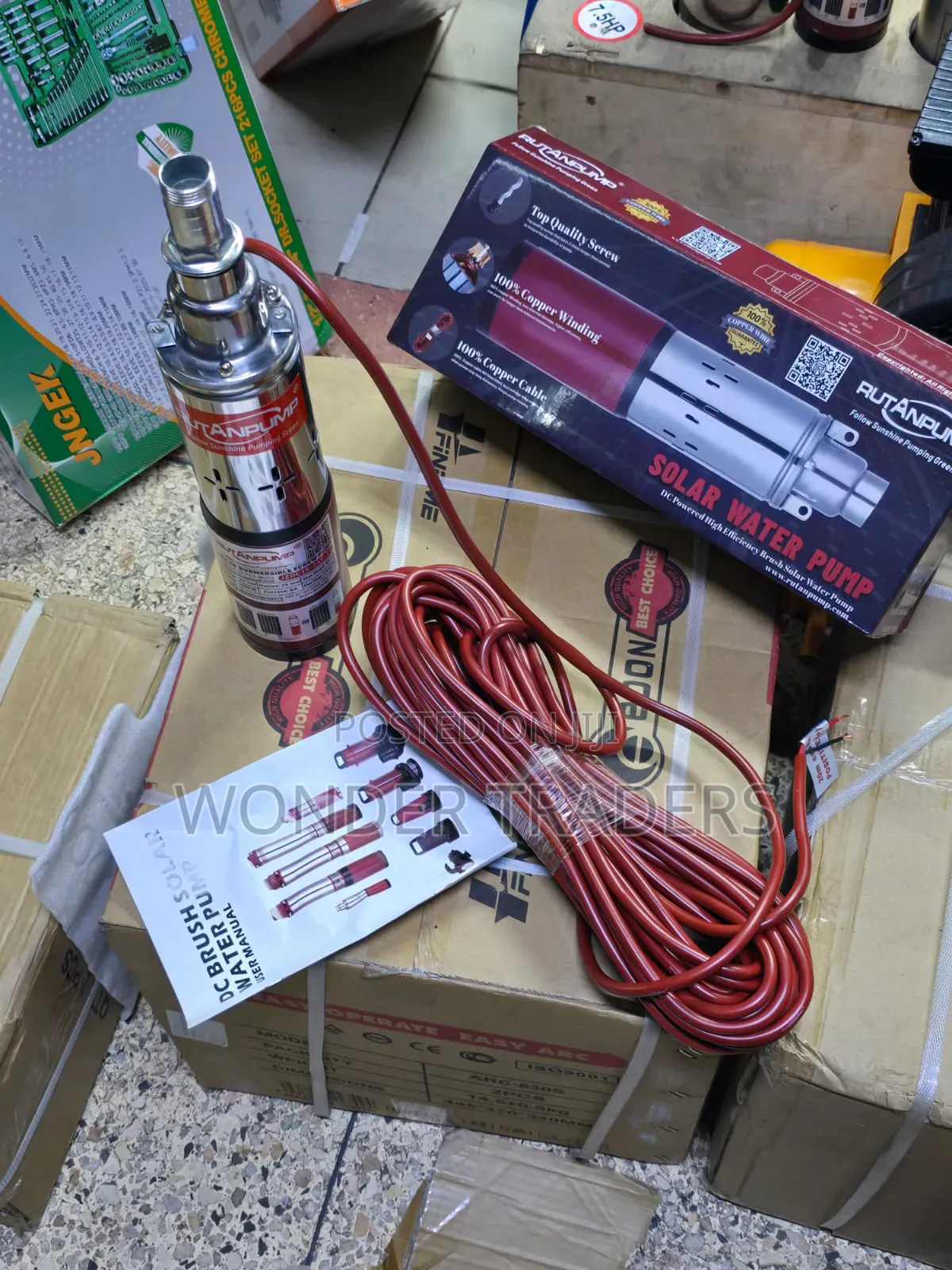 24v Rutant Pump Submasible
250w