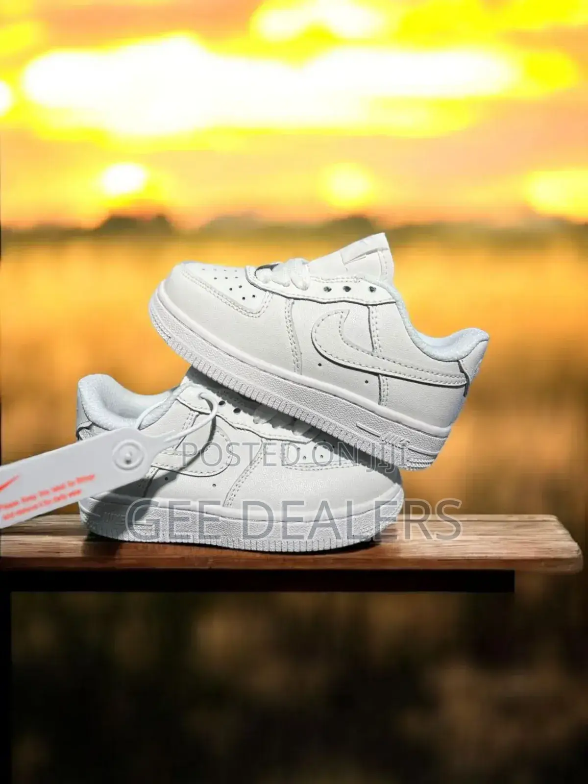 Quality Kids Airforce White Sneakers
