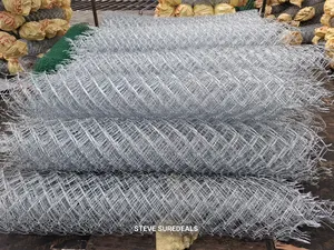 Quality Galvanised Chainlink Fencing Wire 14 Gauge , 6ft