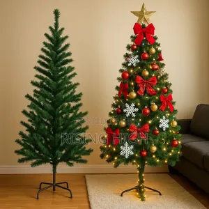 8ft Artificial Xmas Tree for Festive Décor 