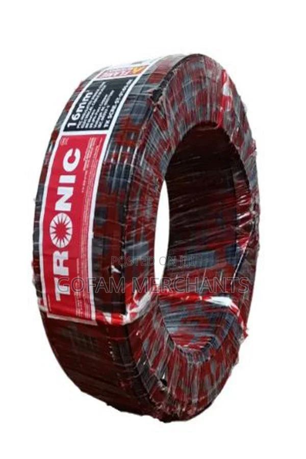 Tronic Single Core Cable Stranded - 16mm Black