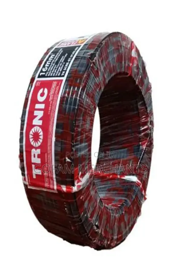 Tronic Single Core Cable Stranded - 16mm Black