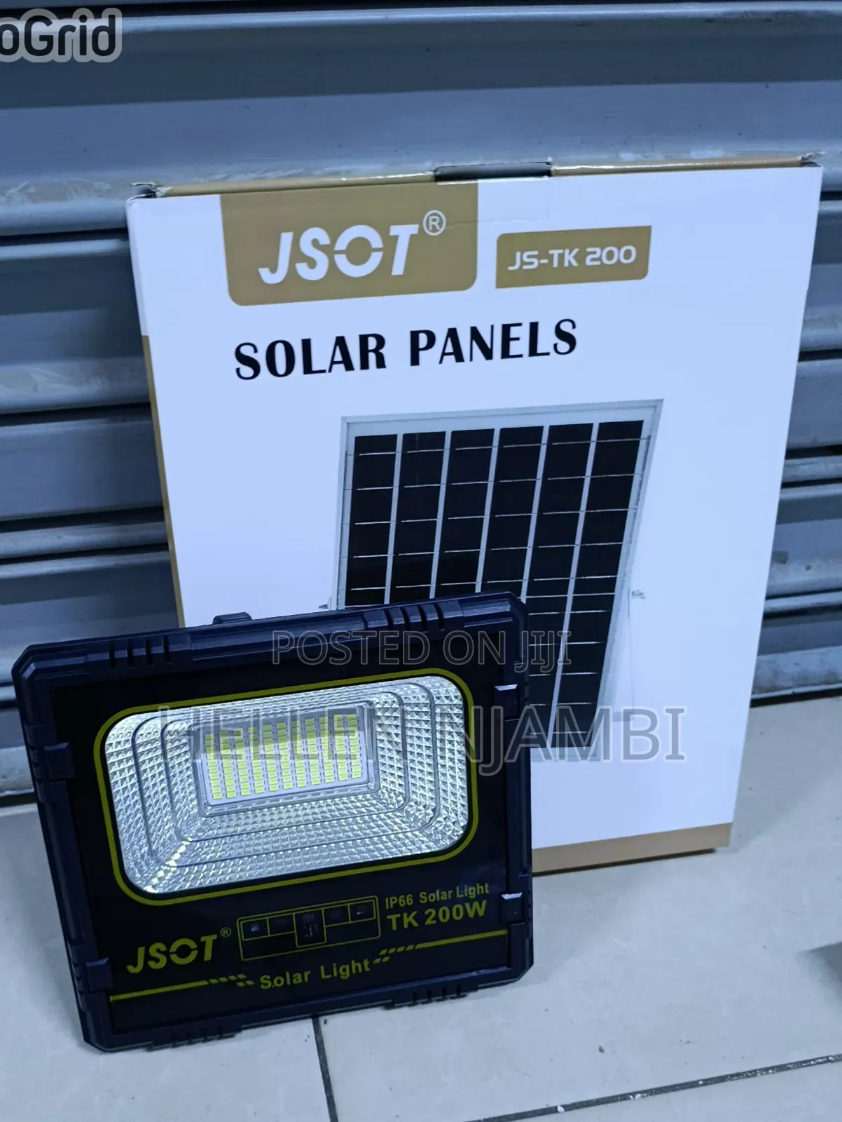 200w Jsot Solar Floodlight With Solar Panel