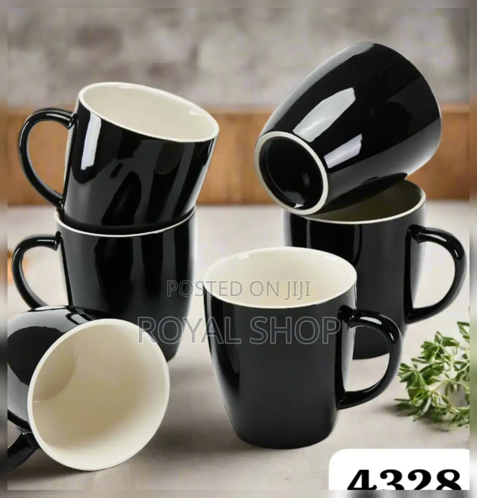 Ceramic Black Cup