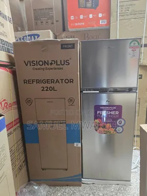 Vision Plus 220l Double Door Refrigerator