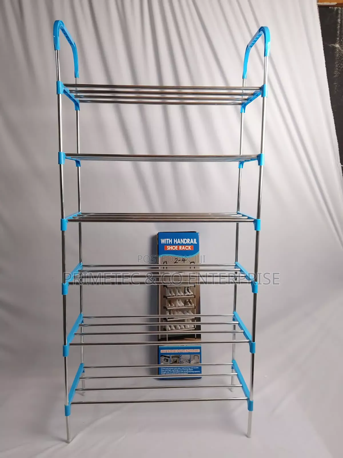 6layers Shoe Rack Blue, Black Pink