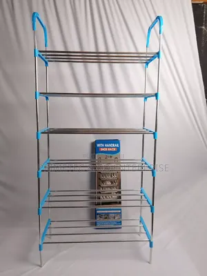6layers Shoe Rack Blue, Black Pink
