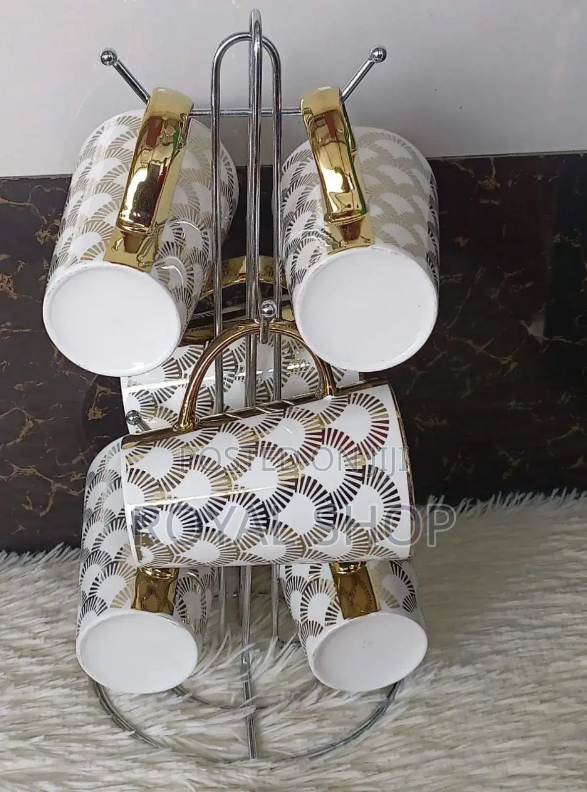 Tea Set Golden Cups