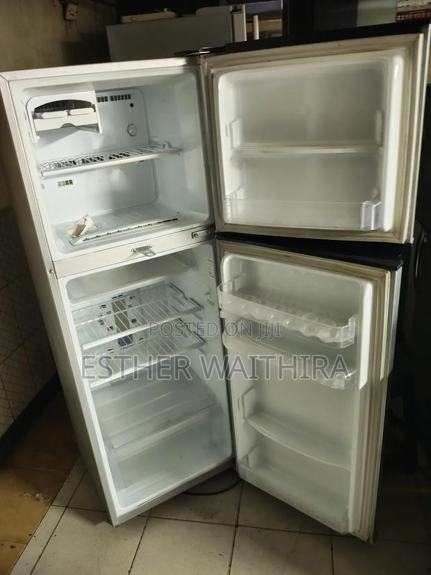 Sumsung Fridge Silver Painted Double Doors Fridge - thumbnail 3