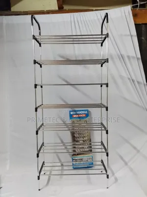 7 Layers Shoe Rack Blue, Black and Pink