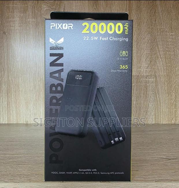 Pixor Power Bank 22.5w 20000mah - main view