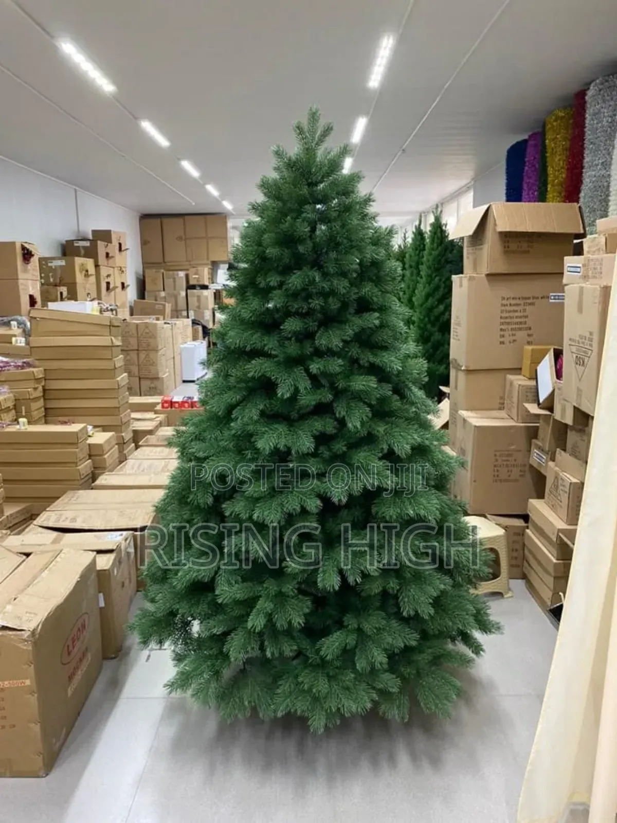8ft Green Christmas Tree With Stand 