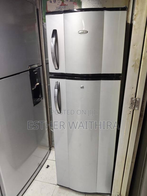 Whirlpool Double Doors Silver Fridge Well Maintained - thumbnail 4