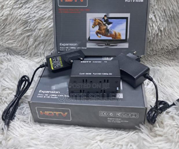 Single Cat6 or Cat5e Ethernet Cable Hdmi Extender 60m - Full Hd 1080p