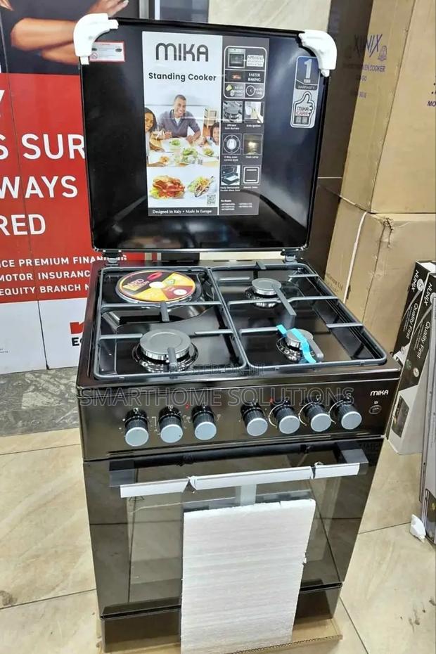 Mika Standing Cooker, 60cm X 60cm, 3 Gas Pool Jet Burners